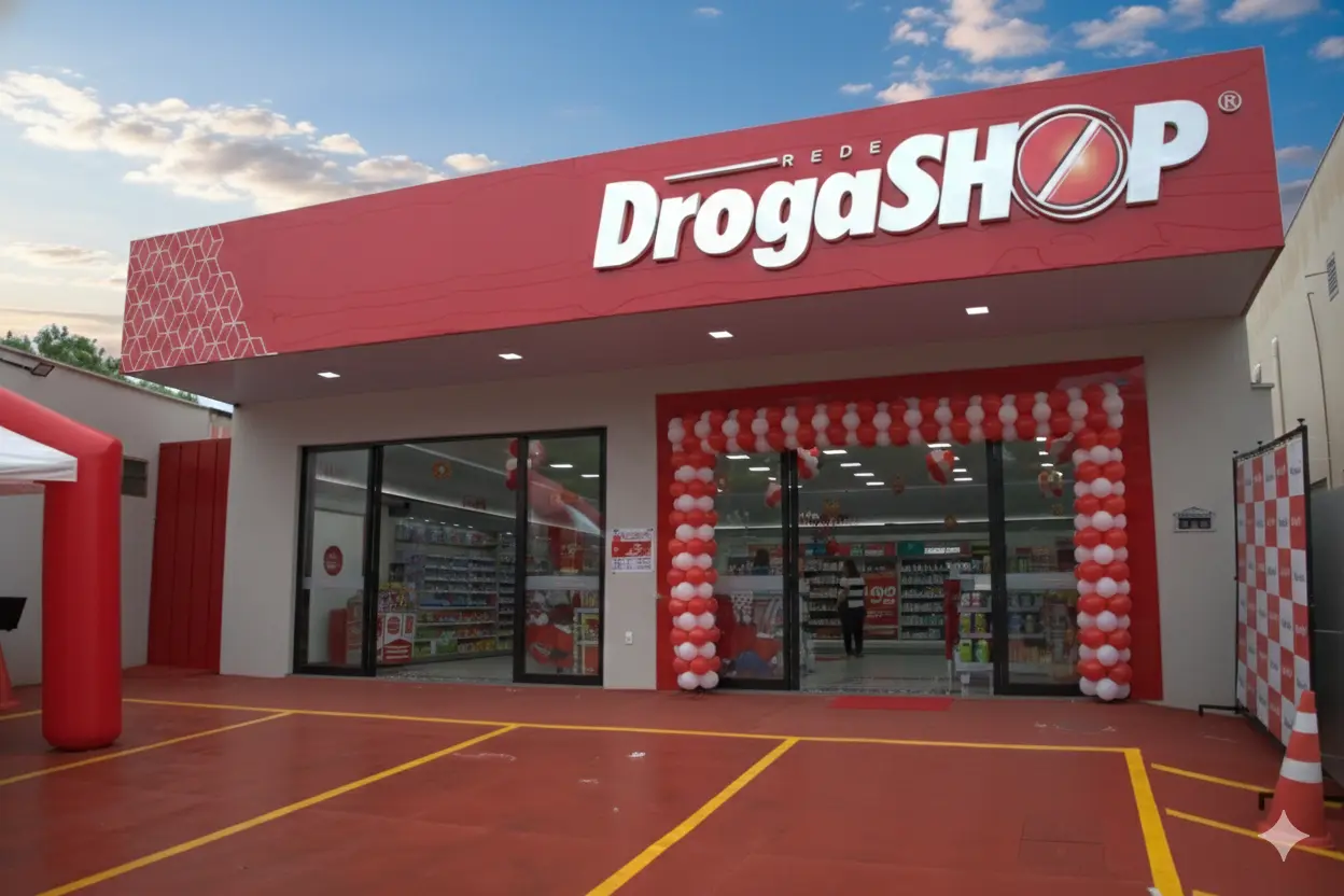 Fachada de uma unidade DrogaSHOP